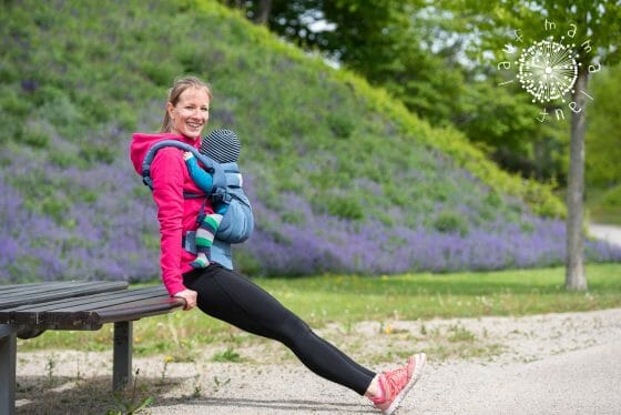 LAUFMAMALAUF Ergobaby Reverse Plank