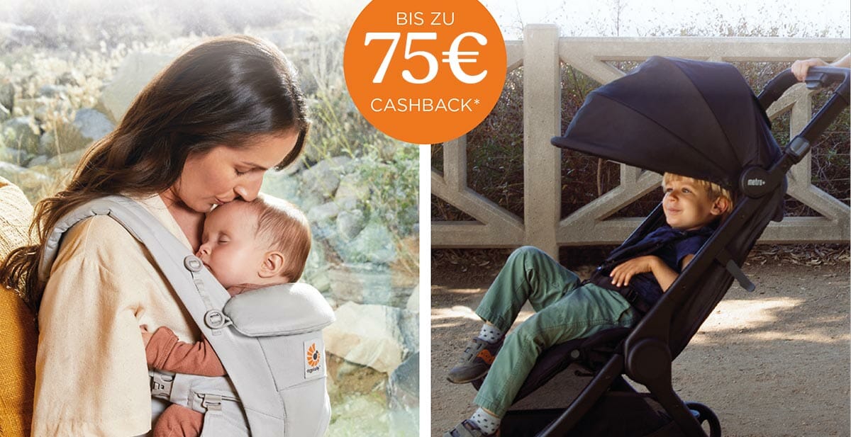Ergobaby Cashback Promotion Babytrage Metro+ Kinderwagen