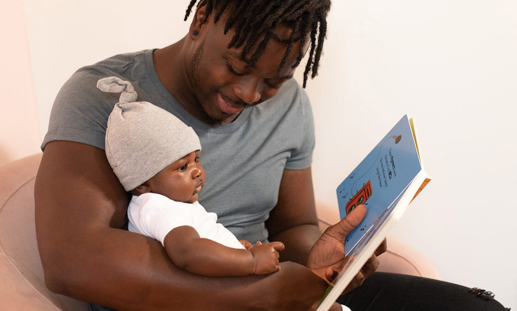 Lesen für Baby - baby entwicklung