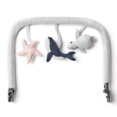 Ergobaby Evolve Bouncer Spielbogen - Light Grey: Ocean Wonders