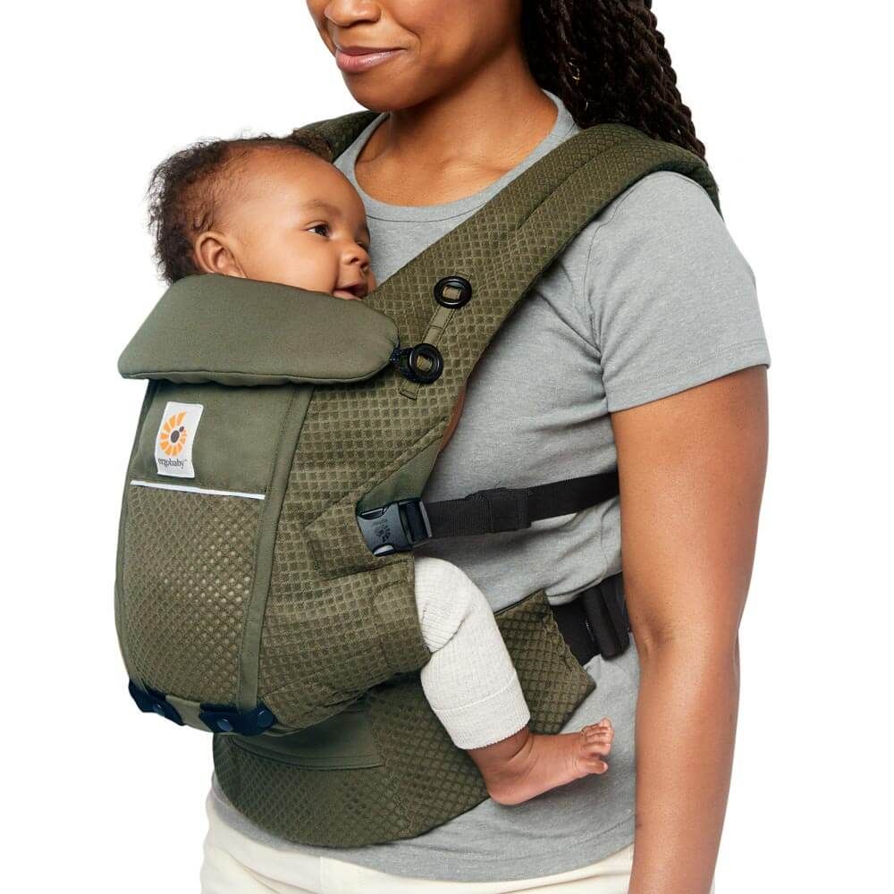 Adapt SoftFlex Mesh Babytrage Olive Green Ergobaby