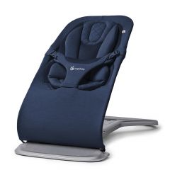 Ergobaby 3-In-1 Evolve Bouncer: Midnight Blue with infant insert