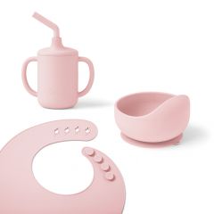 Ergobaby Kindergeschirr-Set Basic: Blush Pink