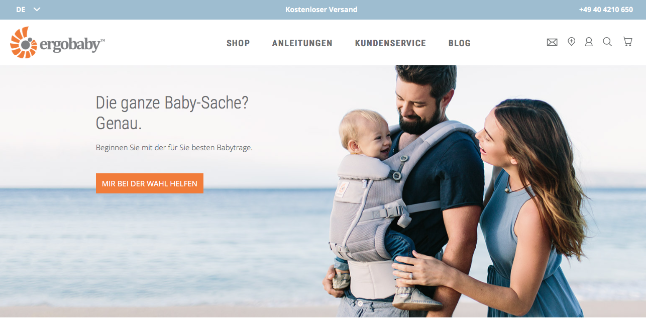 Alles neu bei ergobaby.de