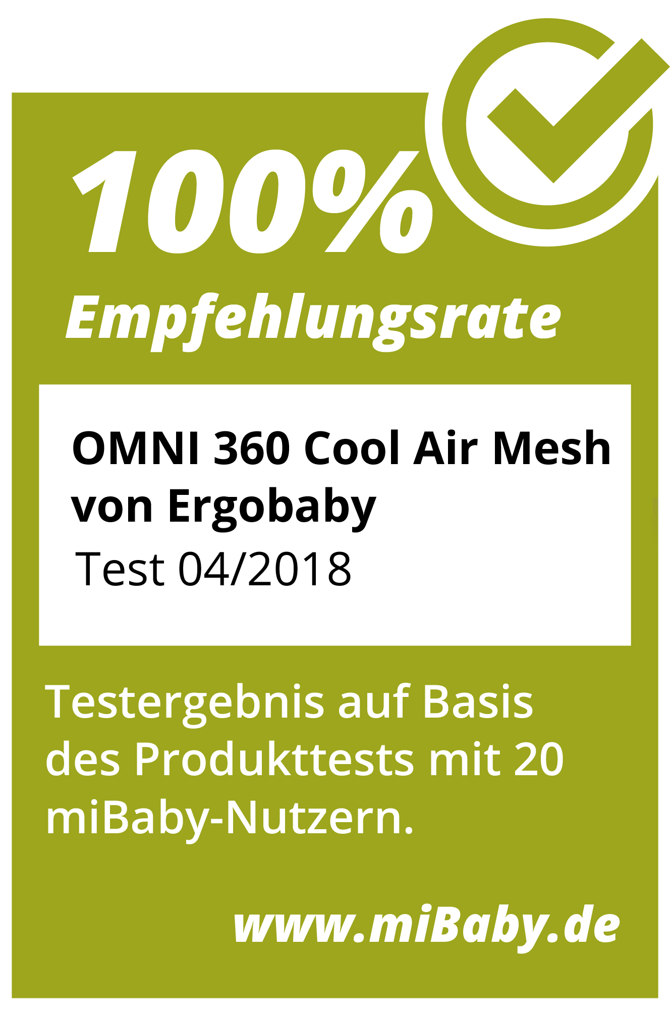 miBaby-Produkttest: Daumen hoch für die Omni 360 Cool Air Mesh