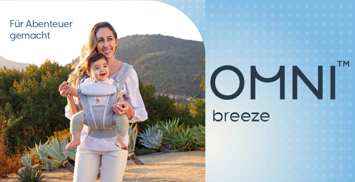 Frische Brise im Anflug: Omni Breeze ergänzt die Ergobaby Familie