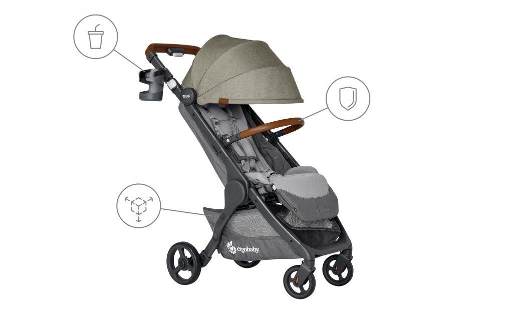 Metro+ Deluxe Ergobaby Kinderwagen  Merkmale