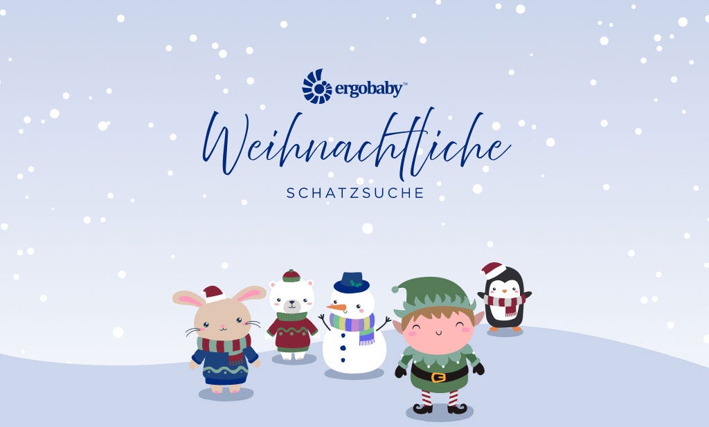 Ergobaby´s weihnachtliche Schatzsuche - Könnt ihr alle fünf Weihnachtsfiguren finden?