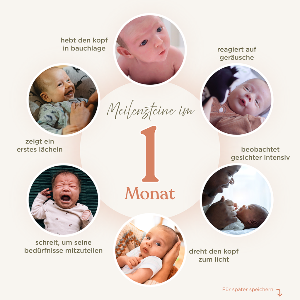 baby entwicklung 1 monat