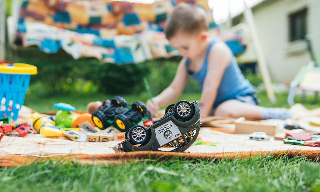 Outdoor-Spielbereich: Sommer-Staycation